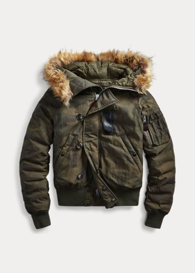 Women's Ralph Lauren Faux Fur-Trim Jackets | 583694DIY